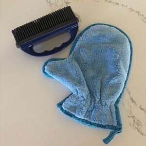 Norwex SET Microfiber antimicrobial Cleaning Mitt & Brush Toxic Free Save Money